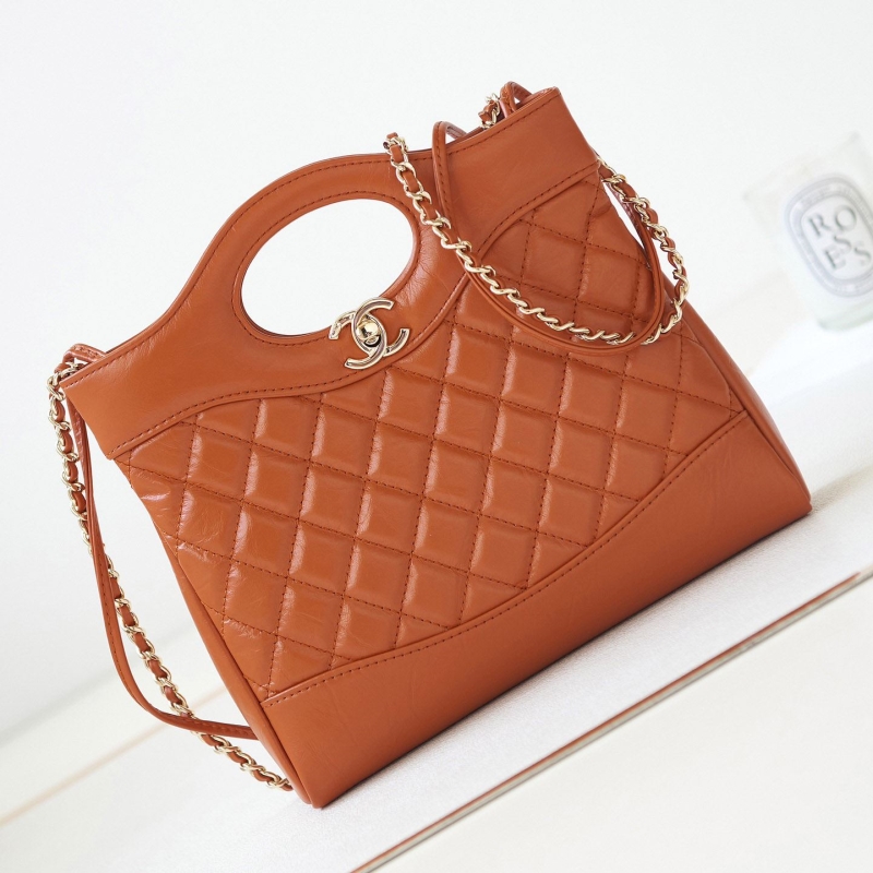 Ch*el top handle bags